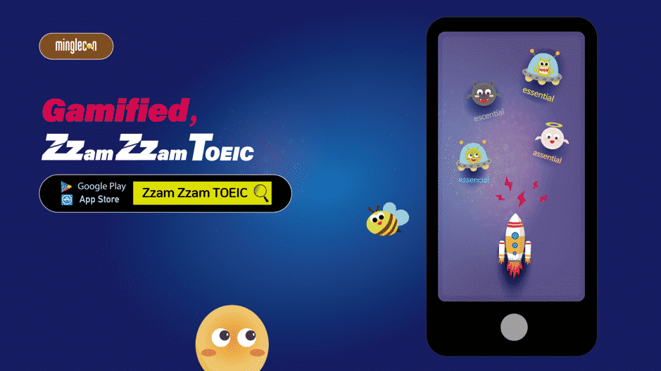 Minglecon app Zzam zzam toeic Minglecon: New online video content service in Jan. 2021