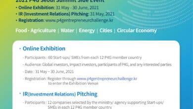 poster en P4Gchallenge The MSS holds P4G Startup Challenge as part of the 2021 P4G Seoul Summit