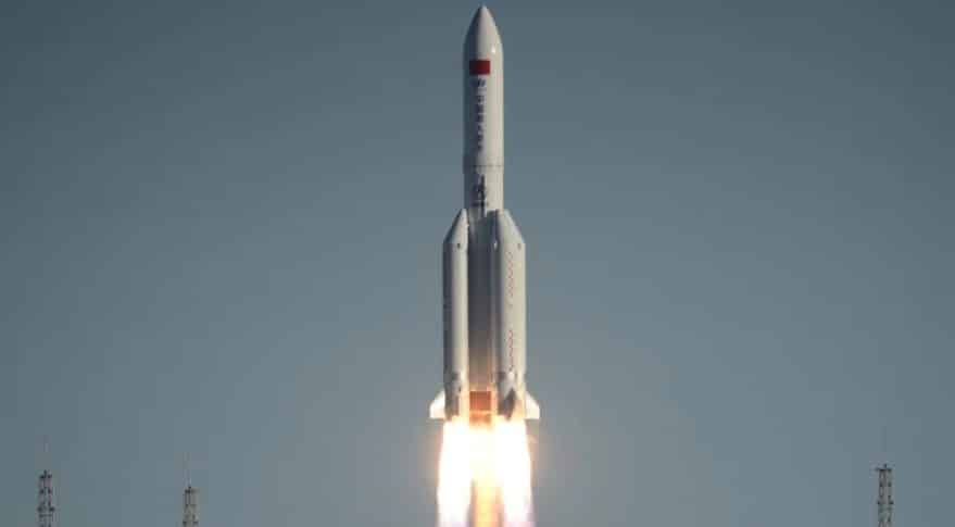 uncontrolled rocket entry China : Long March 5B situation as rocket heads reentry