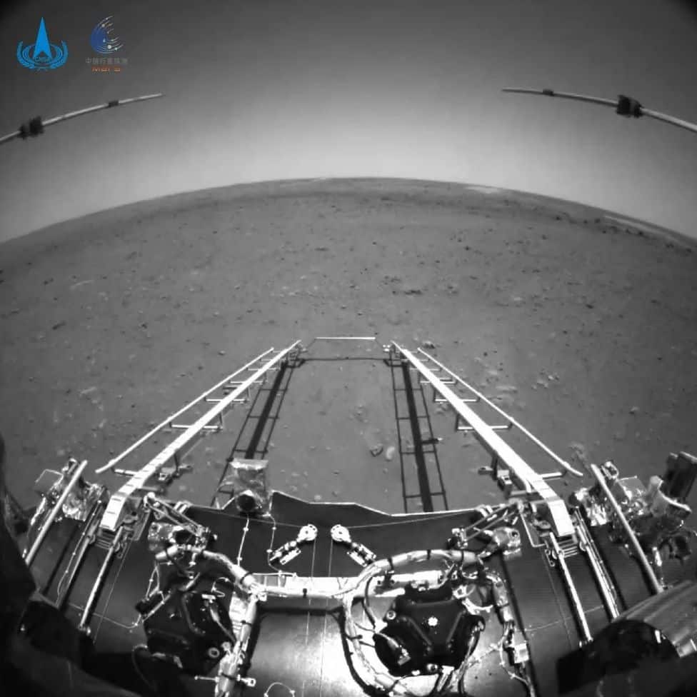 Zhurong rover, China on Mars: Zhurong rover returns first pictures, Startup World Tech