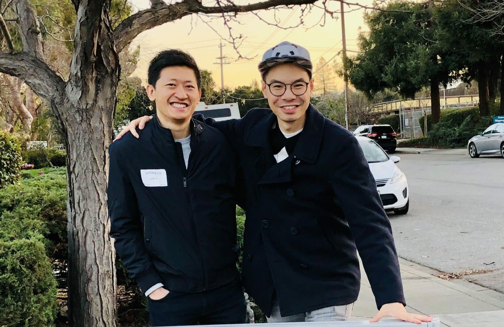 Jeffrey Liu and Justin Louie with Y Combinator sign scaled e1629172894218 Revenue-based financing startup Jenfi raises $6.3M