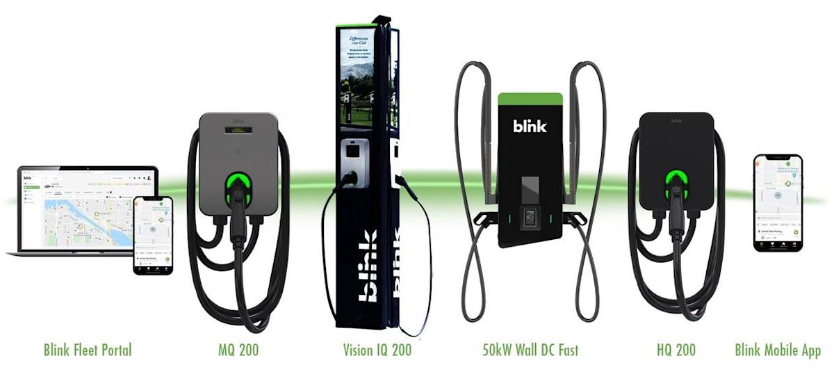 blink mq EV charging companies push for at-home charges