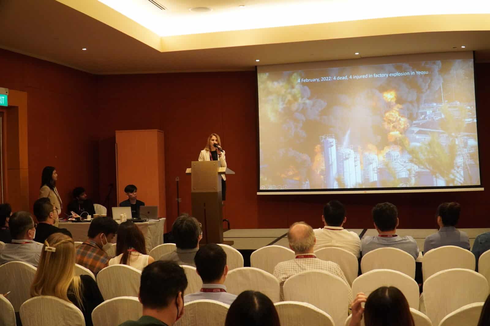 Monnit Korea's keynote presentation at Switch 2022 | Photo by AVING News