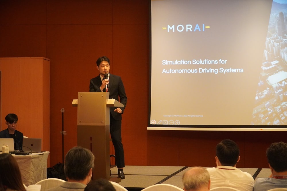 MORAI Keynote Presentation at Switch 2022 | Photo by AVING