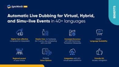 SyncWords Launches Live Dubbing, the World's Most Advanced AI Platform for Live Voice-Over