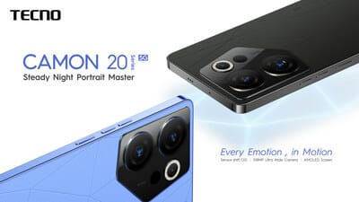 TECNO CAMON 20 Series: Capturing Sharper Moments with SLR-Level Anti-Shake Technology