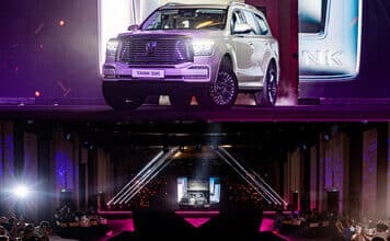GWM unveils its iconic TANK500 in the UAE, impressing attendees with its high-end styling, powerful performance, and off-road capabilities.