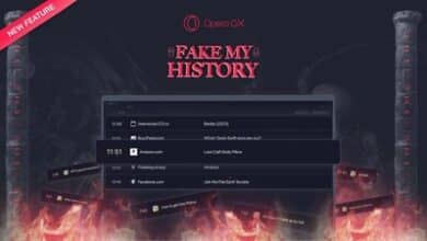 Opera GX launches 'Fake My History,' safeguarding your online reputation by replacing your browsing activity after 14 days of inactivity.