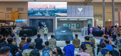 NETA Auto debuts in Indonesia, unveiling their innovative range of electric vehicles at GIIAS 2023.