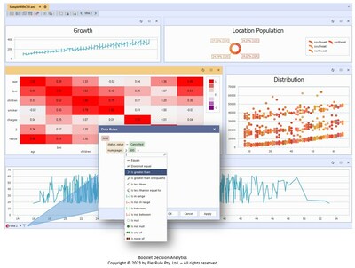 Discover how FlexRule Booklet simplifies decision-making with interactive analytics, visualization, and advanced filters.