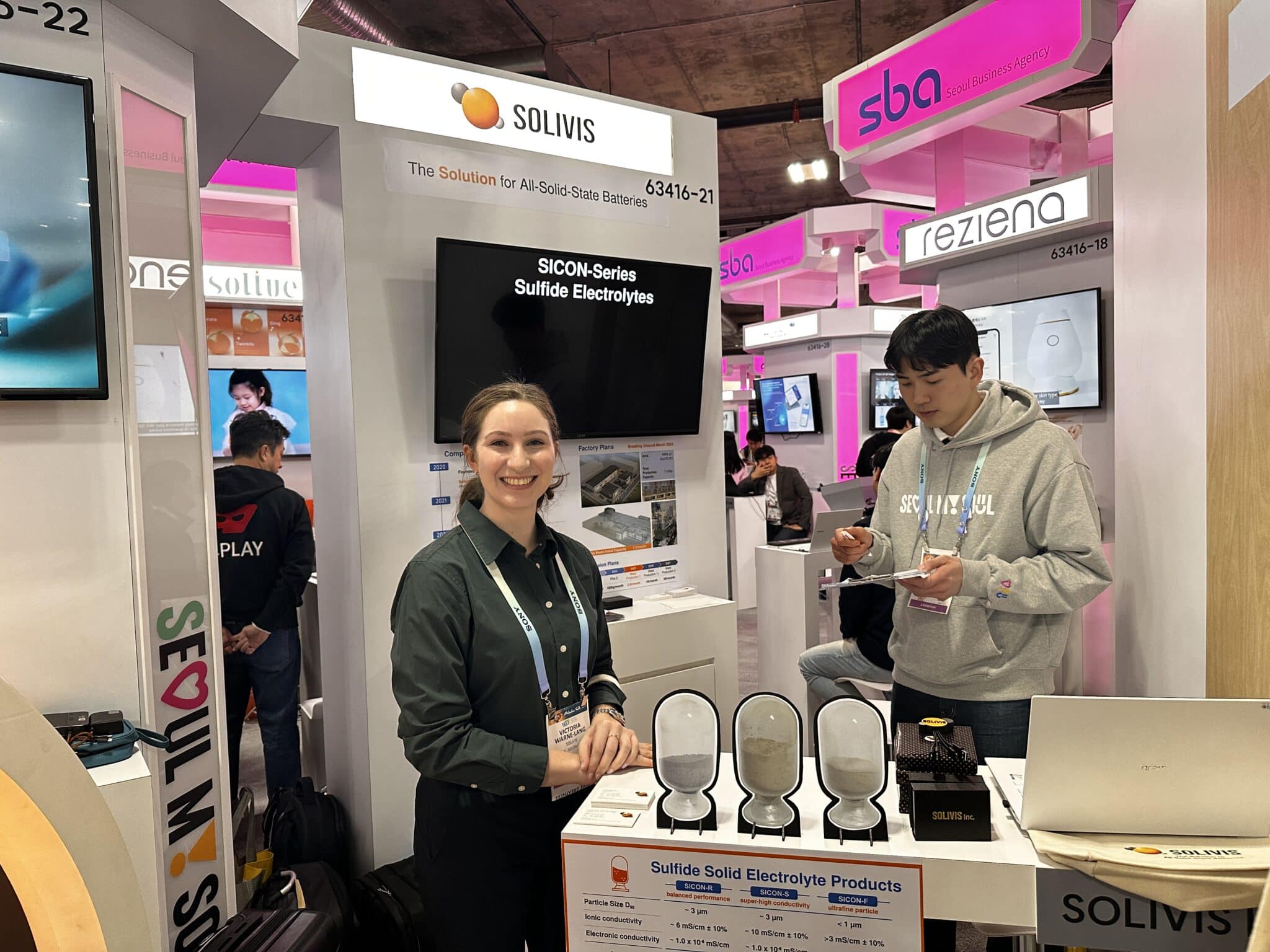 SOLIVIS ignites a new era of energy with solid-state batteries - CES 2024 Seoul Pavilion