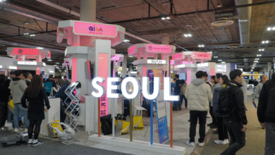 The Seoul sign at the _Seoul Pavilion_ at CES 2024