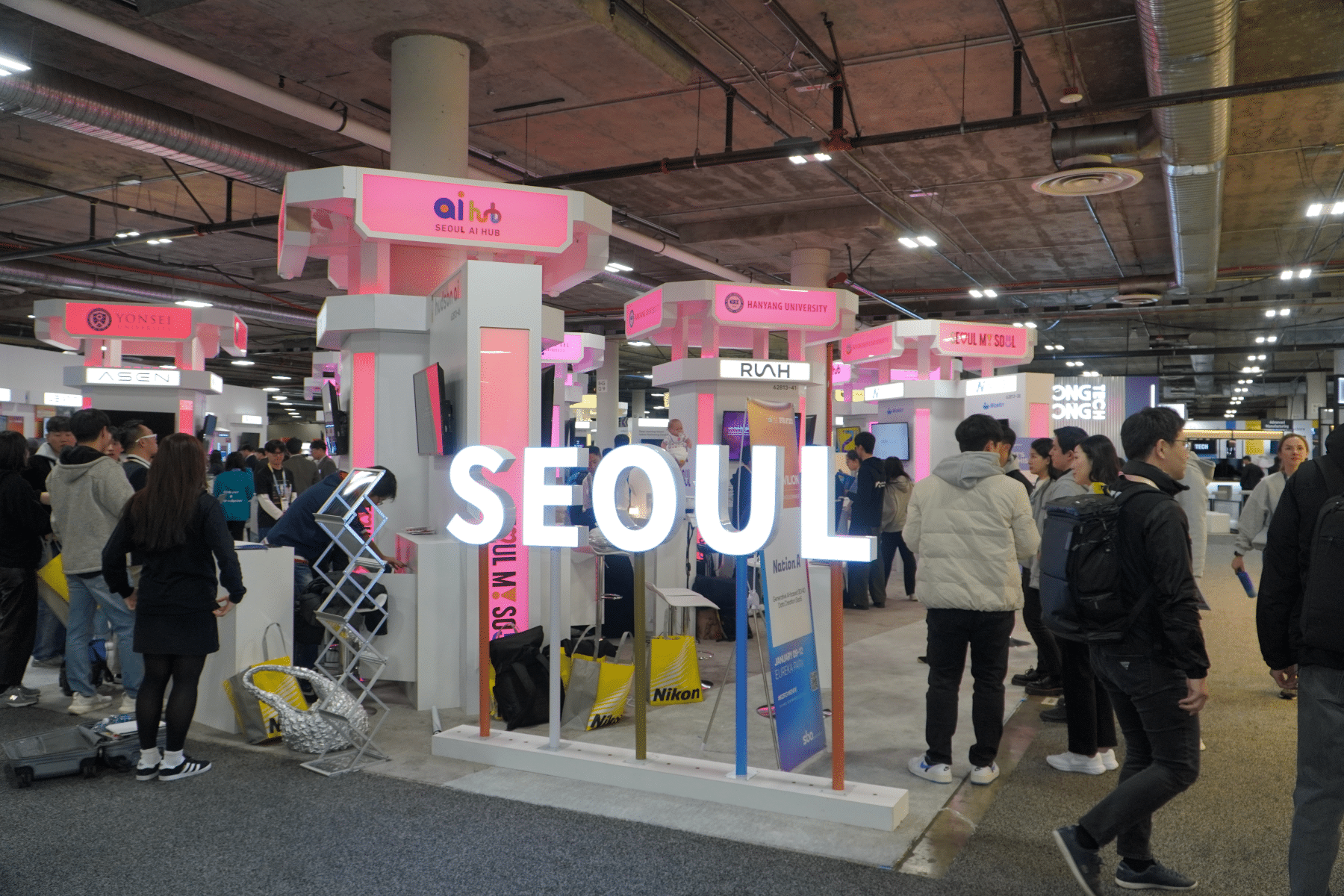 Seoul CES 2024 An Innovative Metropolis Rising On The Global Stage   The Seoul Sign At The  Seoul Pavilion  At CES 2024 