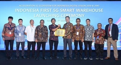 Discover Indonesia's cutting-edge 5G Smart Warehouse unveiling logistics efficiency and digital progress.