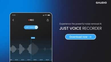 Discover how Gaudio Lab's 'Just Voice Recorder' redefines audio recording technology with AI noise cancellation.