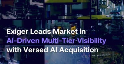 Exiger acquires Versed AI, enhancing supply chain visibility with innovative AI technology.