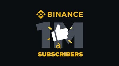 Binance pioneers in crypto education, hitting 1 million YouTube subscribers.
