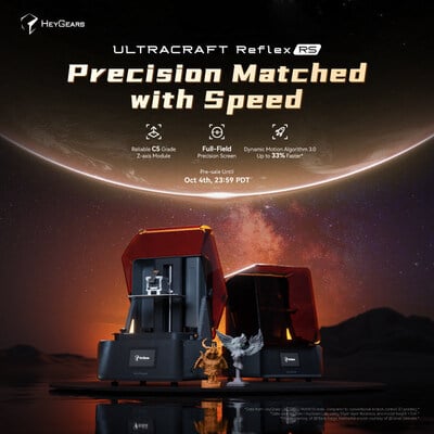 Explore the UltraCraft Reflex RS, a game-changer in precise 3D printing.