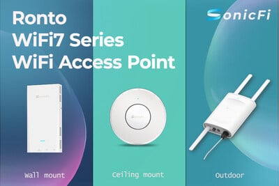 Explore SonicFi's Wi-Fi 7 series, enhancing SMB connectivity.