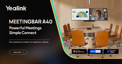 Explore how Yealink's MeetingBar A40 enhances hybrid meetings.