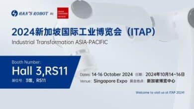 Explore Han's Robot's innovative robotics at ITAP 2024 in Singapore.