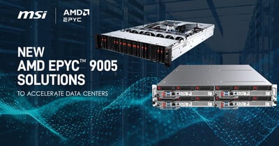Discover MSI's latest AMD EPYC 9005 Series servers optimized for modern data centers.
