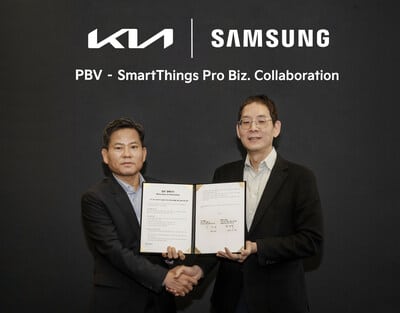 Kia and Samsung partner to integrate SmartThings Pro in PBVs.