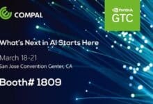 Compal to unveil AI-HPC servers with NVIDIA MGX at GTC 2025.
