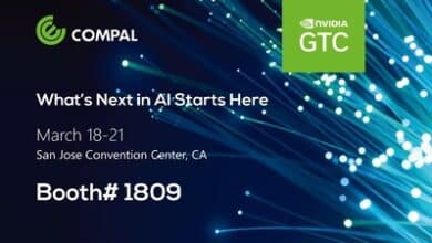 Compal to unveil AI-HPC servers with NVIDIA MGX at GTC 2025.