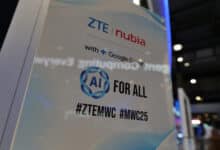 ZTE showcases AI-driven devices and partnerships at MWC 2025.