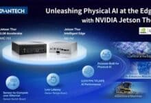 Advantech debuts its MIC-743 Edge AI platform with NVIDIA Jetson Thor at COMPUTEX 2025.