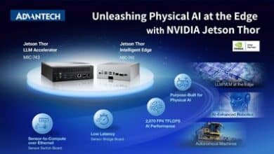 Advantech debuts its MIC-743 Edge AI platform with NVIDIA Jetson Thor at COMPUTEX 2025.