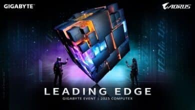 GIGABYTE unveils advanced AI solutions, devices, and software at COMPUTEX 2025.