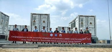 Huawei’s grid-forming energy storage gets TÜV SÜD certification in Cambodia.