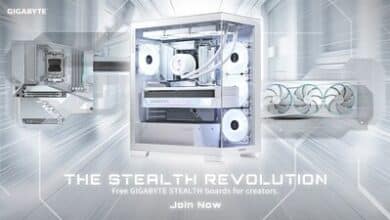 GIGABYTE launches Stealth Revolution campaign, inspiring clean and stylish PC builds.
