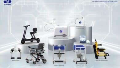 Zuowei Technology showcases advanced senior care devices at WHX Miami Medical Expo.