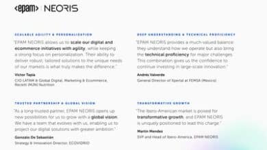 EPAM NEORIS expands unified digital services to boost growth in Ibero-America.