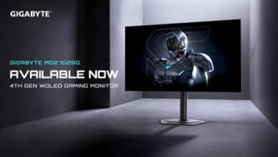 GIGABYTE MO27Q28G offers gamers a 280Hz QHD display with advanced WOLED technology.