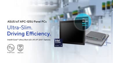 ASUS IoT Panel PC Series Sets a New Standard for Powerful Industrial Automation 1 ASUS IoT unveils the APC-125U, an ultra-slim panel PC for industrial automation.