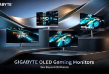 GIGABYTE introduces four advanced OLED gaming monitors with enhanced display features.