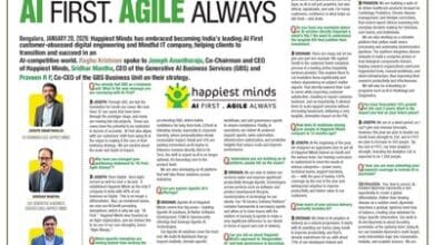 Happiest Minds advances AI-led transformation for enterprises with agile, scalable solutions.