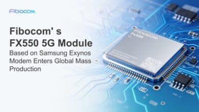 Fibocom launches the Fx550 5G module globally, powered by the Samsung Exynos Modem.