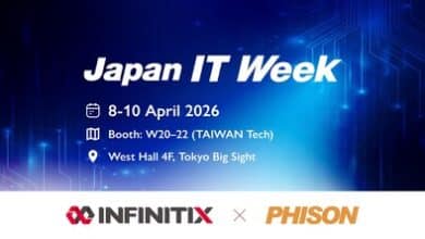 INFINITIX and Phison debut efficient AI infrastructure at Japan IT Week 2026.