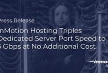 InMotion Hosting triples server port speed to 3 Gbps, enhancing performance at no extra cost.