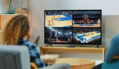 Spectrum launches Multiview, letting fans watch up to four NCAA games at once.