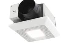 Panasonic launches EcoVent fan with LED, improving air quality in new homes.