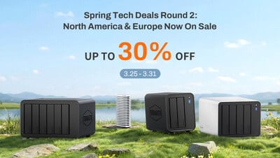 TerraMaster offers up to 30% off top NAS, DAS, and SSD models during its Spring Sale.