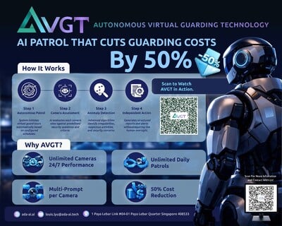 ADA AI launches AVGT, enabling 50% cost savings for security and facility operations.