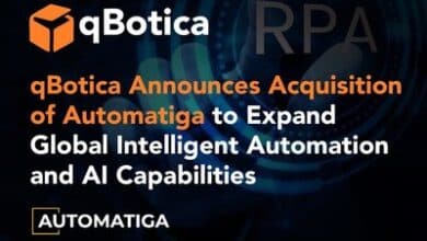 qBotica acquires Automatiga to enhance global intelligent automation capabilities.