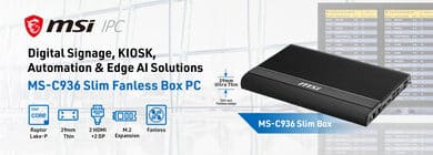 MSI IPC launches new edge computing platforms for advanced AIoT and industrial use.